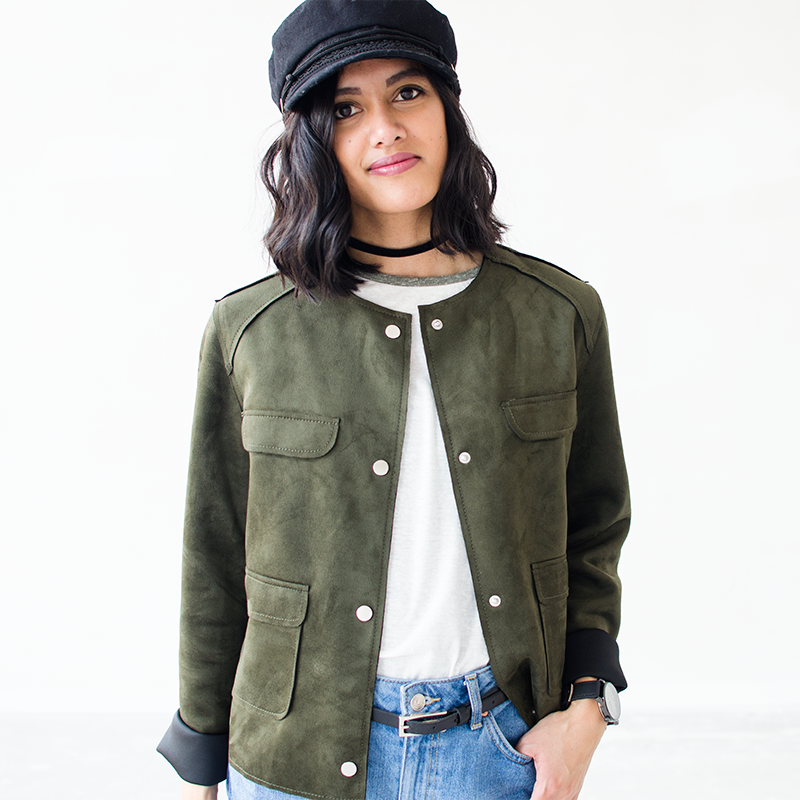 Outfit Green Baseball Jacket 3