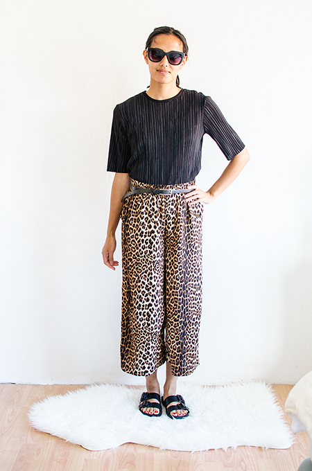 Outfit Leopard culottes