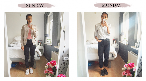 Outfit diary 10 Zondag & Maandag