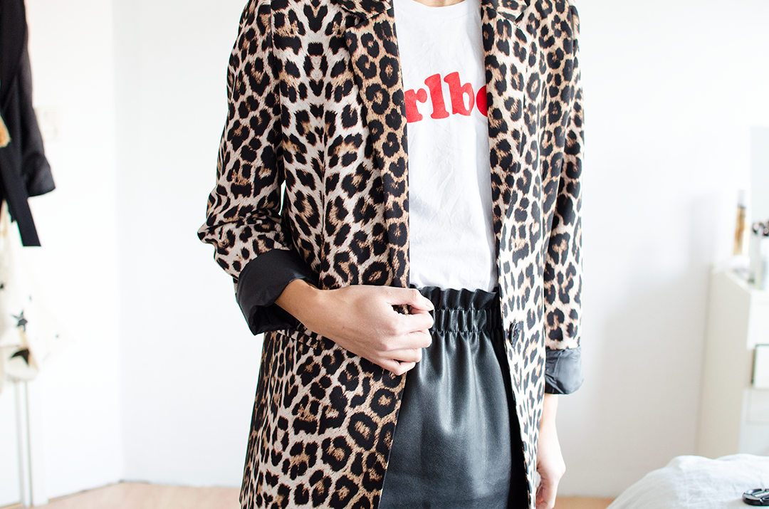 Outfit Leopardprint & Girlboss