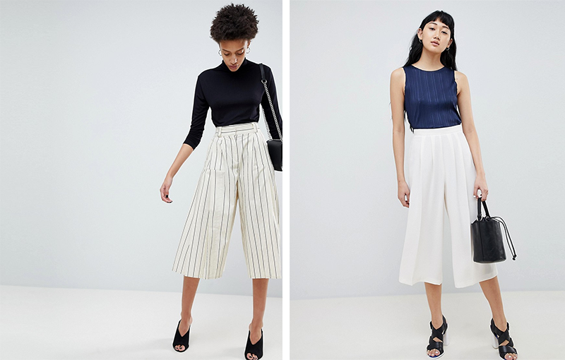 Culottes combineren als rok