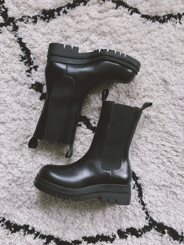Chunky boots combineren