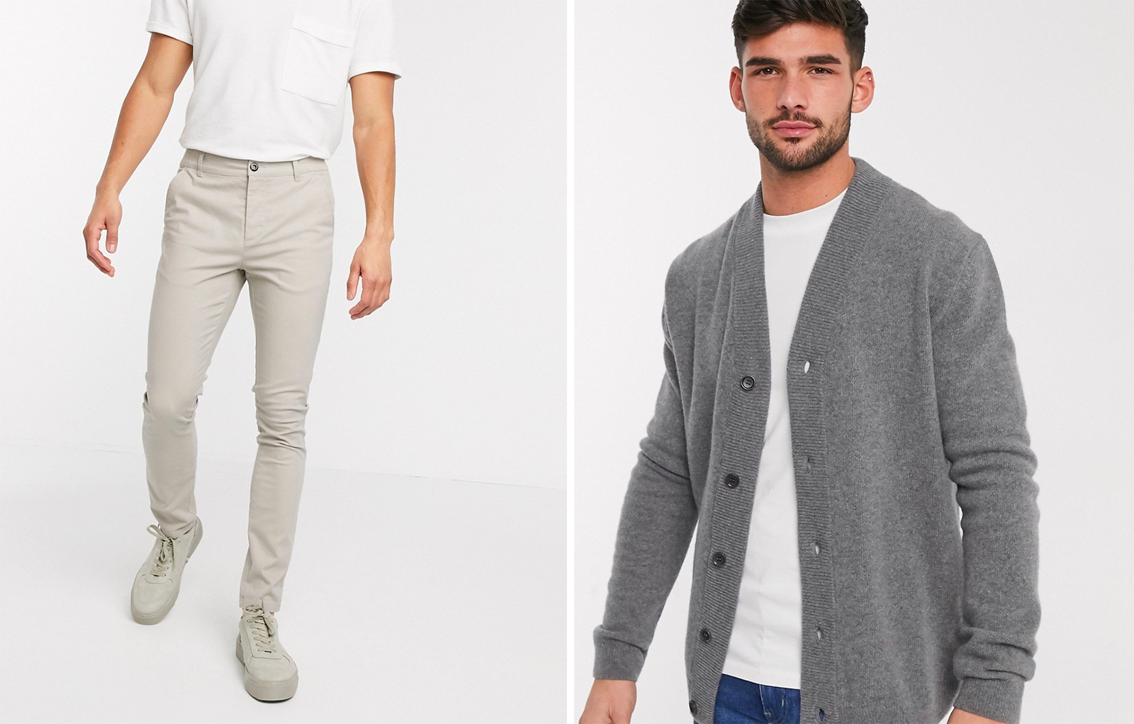 Smart Casual mannen chino's & cardigans