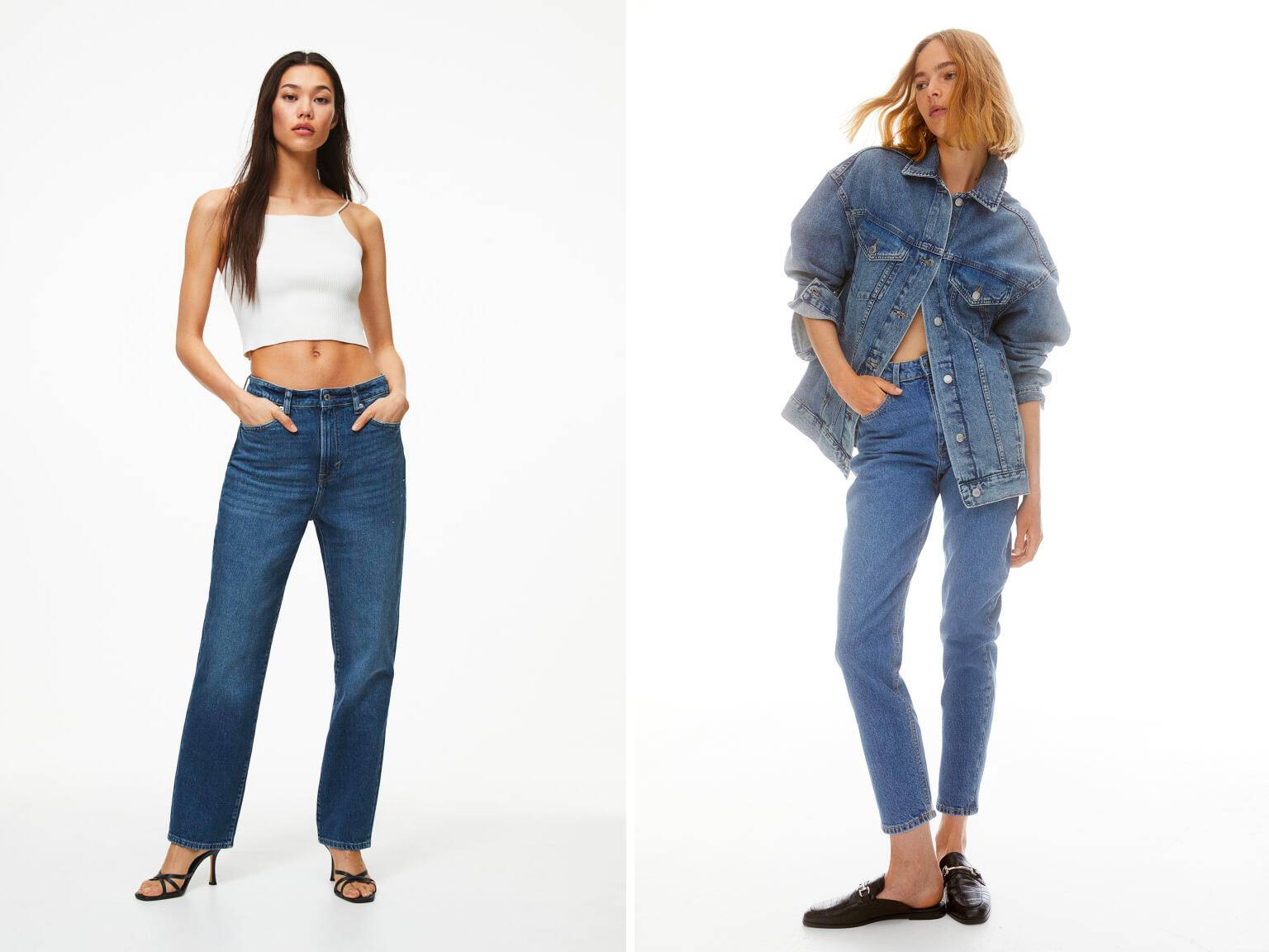 Mom jeans bij H&M